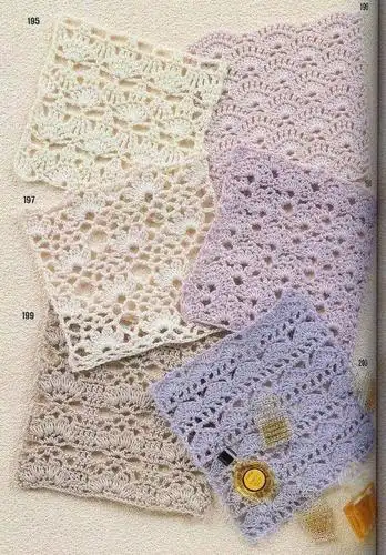 200款钩针编织花样图案,总有你喜欢的!(续)