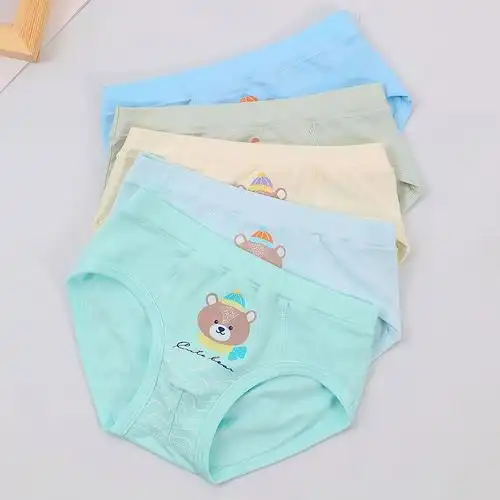 儿童内裤男纯棉三角裤学生中大童男童内裤三角小童青少年全棉男孩