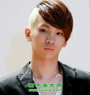 男生阴阳头发型图片超吸引眼球男生发型