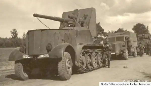 战争雷霆里的大杀器:二战德国88毫米半履带自行火炮图集