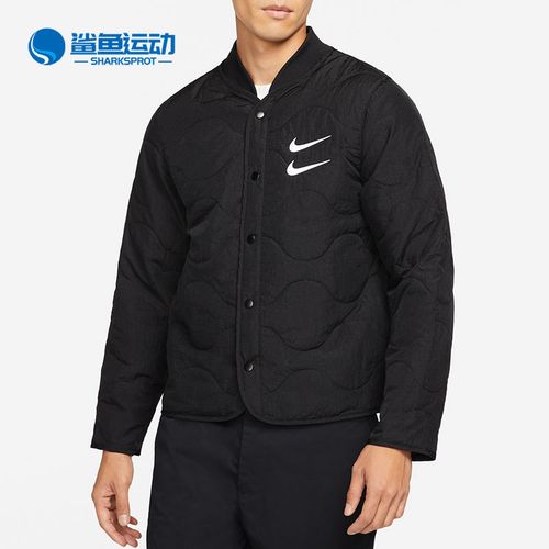 nike/耐克正品男子立领跑步棒球服运动棉服外套dm1247-010