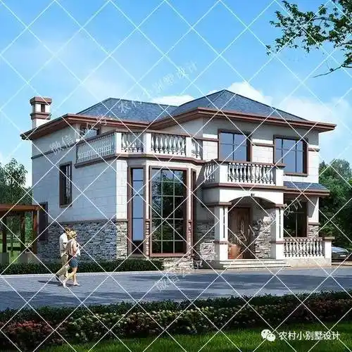 10款二层农村别墅款款都有带阳台第3款最让人惊艳