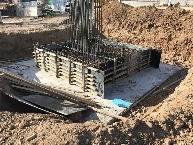 站台雨棚基础合模板