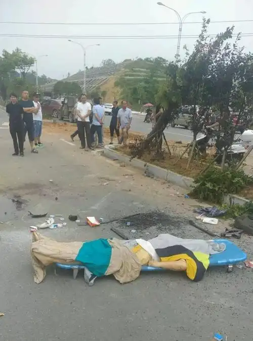 惨新化至洋溪方向高速路口一女子被撞身亡