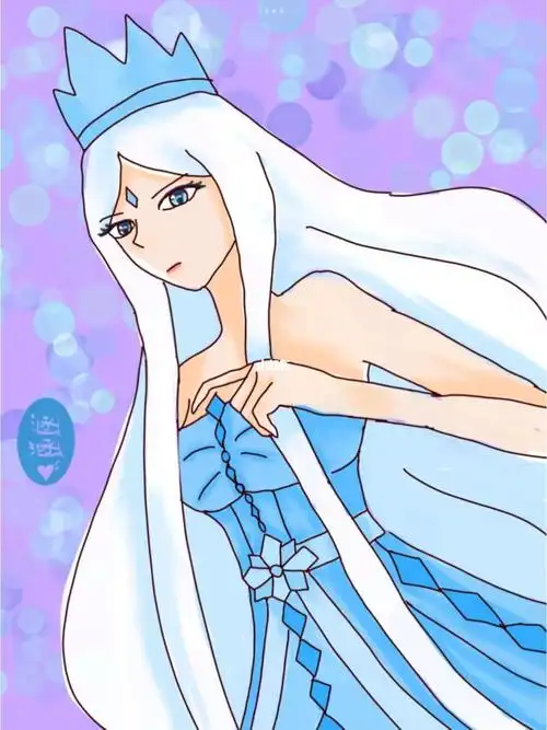 好看吗#画画  #绘画日常  #手绘头像  #冰公主  #叶罗丽精灵梦冰公主