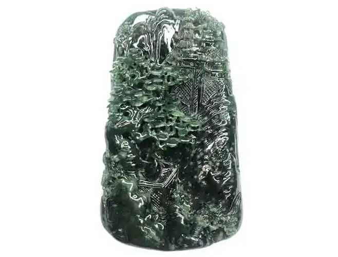 玉雕大师苏应华作品《风雨夜归人》