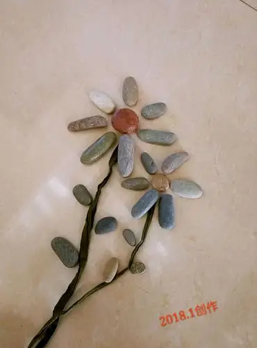 其它 石拼画 (自创作品) 写美篇  石拼,也是玩儿石头的一种形式,就是