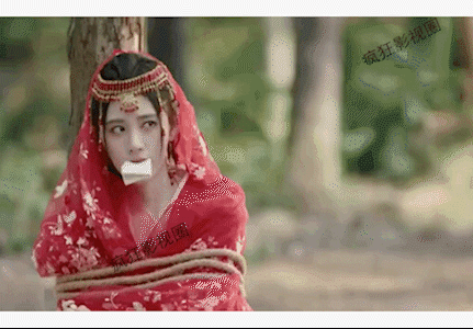 纹丝不动的发型,樱桃小嘴含蓄的咬住毛巾,然而羞答答的看着绑架犯