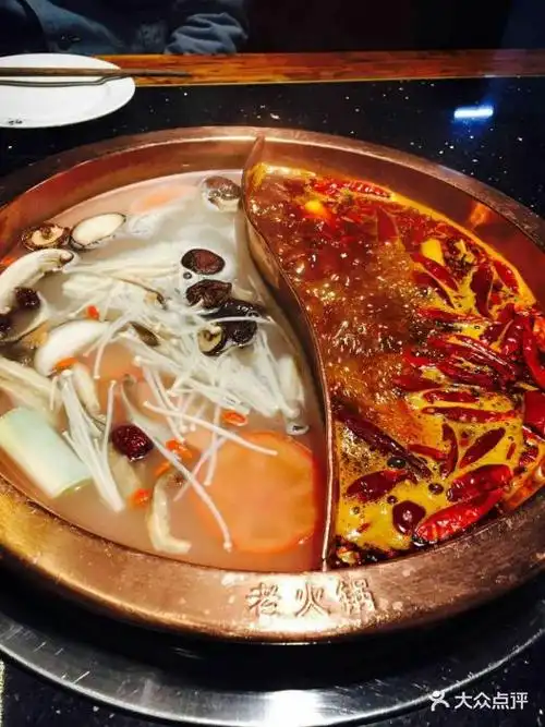 味蜀吾老火锅三鲜鸳鸯锅图片