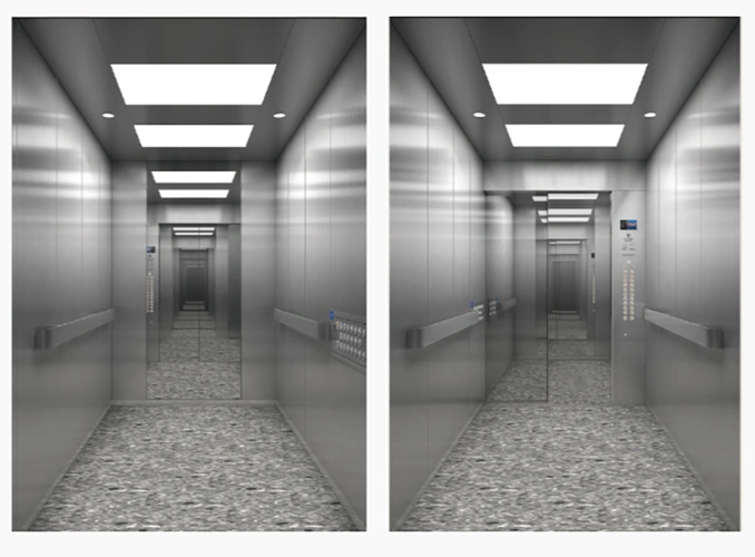 med5800-c80轿厢快客针对医用电梯的使用特点,设计出来独特的解决