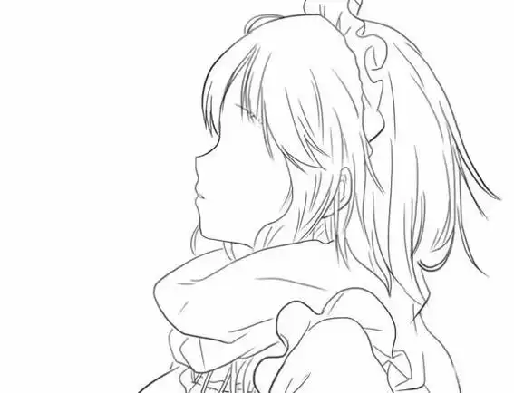 动漫少女简笔画的画法步骤教程画漫画少女怎么画简笔画