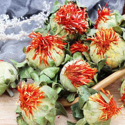 西藏野外生藏红花果红花精选材500g散装西域草红花果泡水喝伊梵麦500