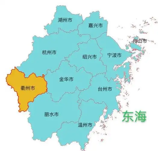 衢州市2区3县1市,建成区面积排名,最大是柯城区,最小是开化县
