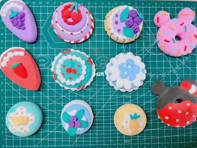 粘土甜点diy