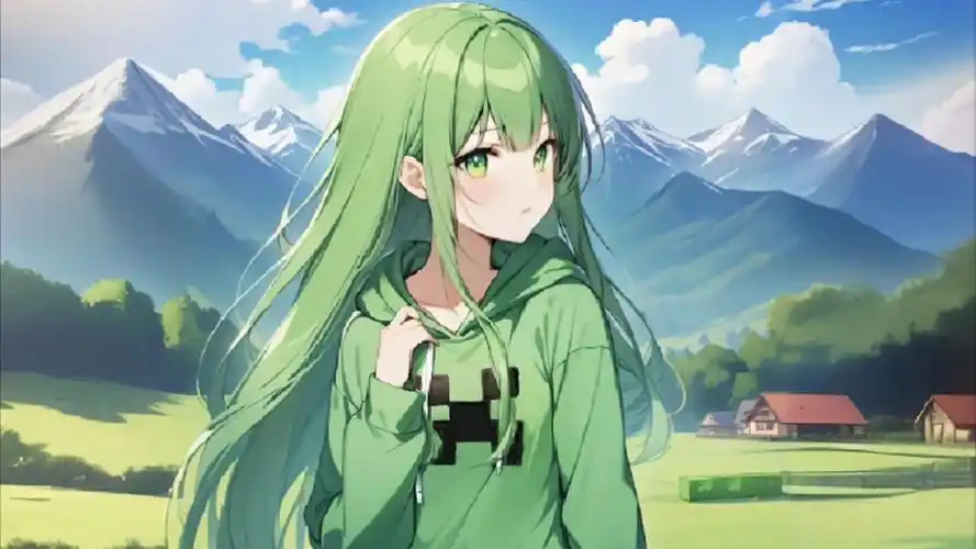 我的世界苦力怕娘美图1(黑丝篇)