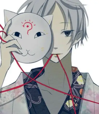 求类似于这样的摘面具的动漫图(帅一点或反派的)