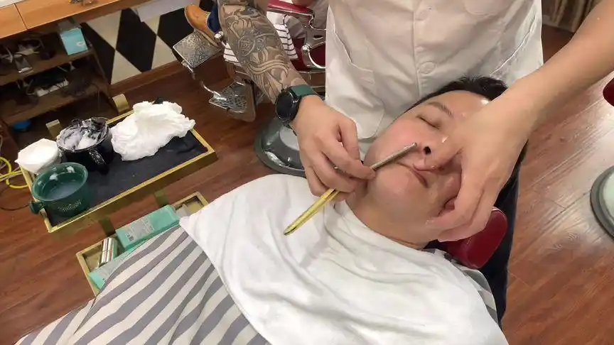 男士修面 #刮胡修面 #barbershop