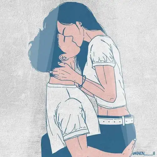 韩国插画师笔下的超甜"狗粮",引起21万粉丝面红耳赤,看完害羞