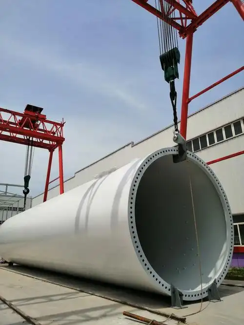 紫兆装备公司首套2.5mw 风电塔筒设备发运 - 美篇
