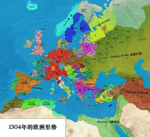 1304年的欧洲局势