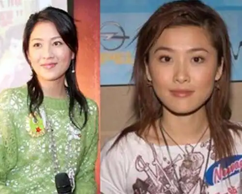 图周丽淇和陈敏之对比照二人容貌相似