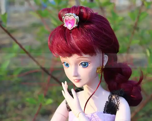 叶罗丽娃娃茉莉仙子夜萝莉60cm关节活动化妆娃娃叶罗丽茉莉 包邮