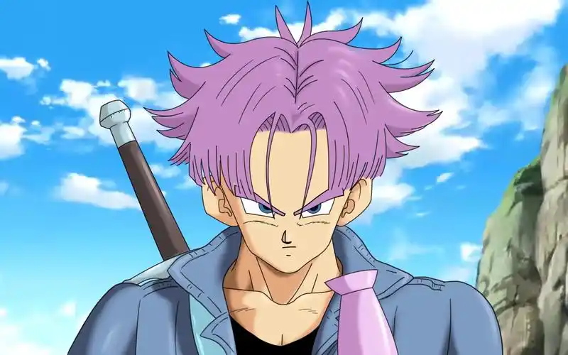 活动  特兰克斯只是在吹头发,而弗利萨.