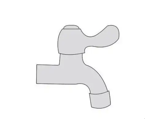 水龙头简笔画怎么画