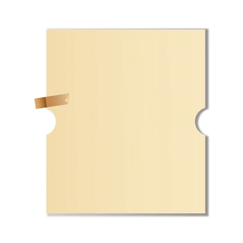 泛黄空白便签纸