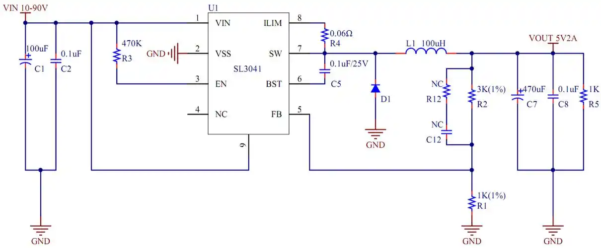 dcdc100v降压恒压icsl3041 替换 lmr16030:高效,稳定,低成本