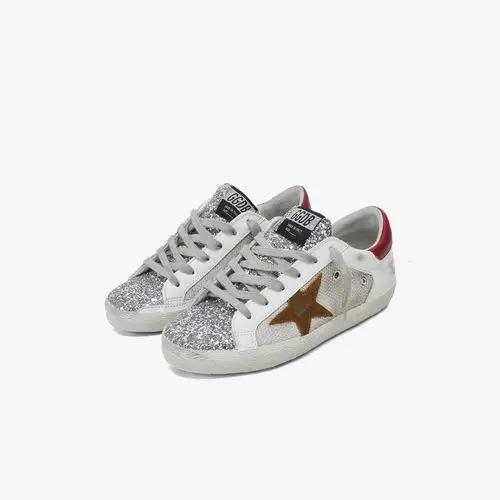 goldengooseggdb女鞋新款脏脏银色贴片休闲鞋gwf00103f000156休闲板鞋