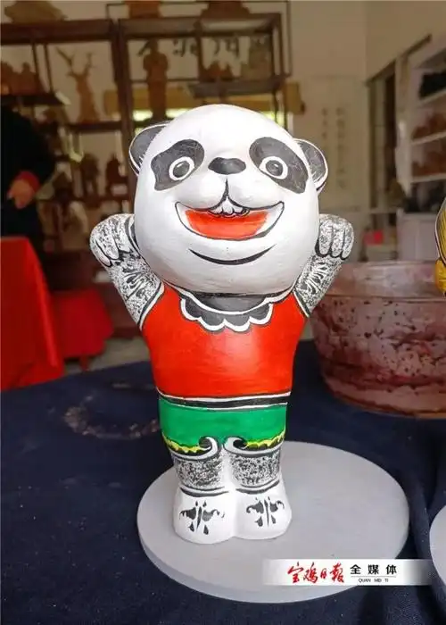 一组可爱的"十四运"吉祥物泥塑作品来了