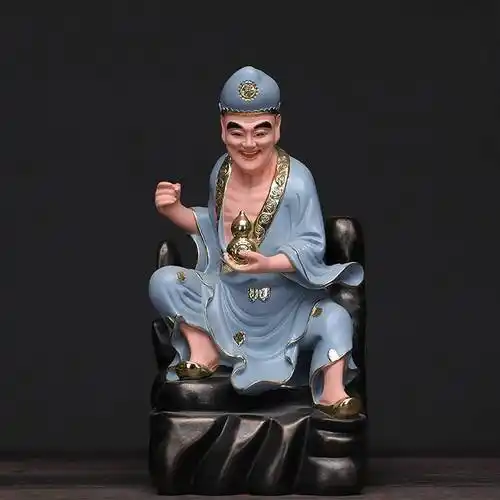 佛像济公佛像道济和尚降龙罗汉活佛济公李修缘家用供奉摆件