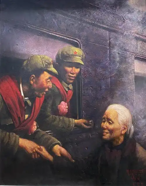 "致敬最可爱的人——朝鲜主题油画展"在民族文化宫开幕