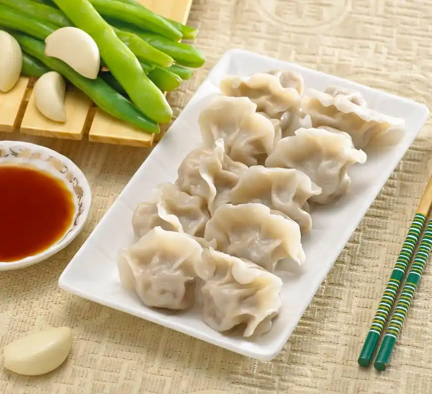 鸡蛋柿子馅饺子