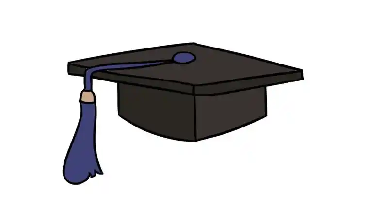 学士帽简笔画-知否