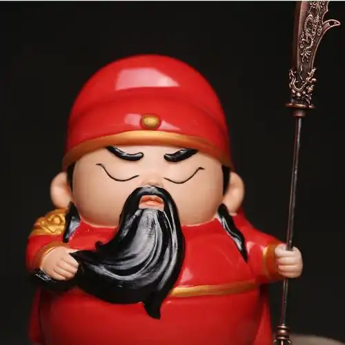 关公武圣关羽摆件家居镇招财辟邪文摆设茶宠茶玩茶宠摆件