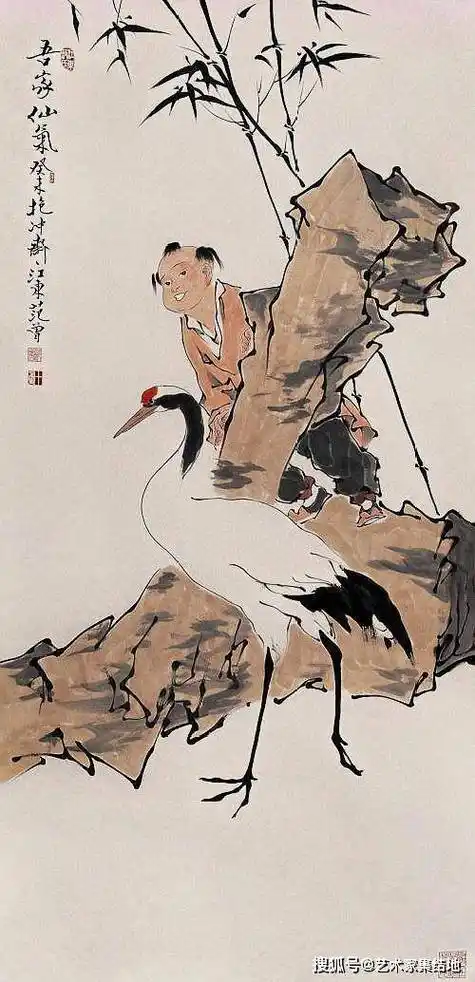 范曾先生的国画艺术:经典百幅作品赏析_绘画_传统_人物画