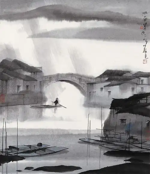 中国名家笔下的小桥流水_江南