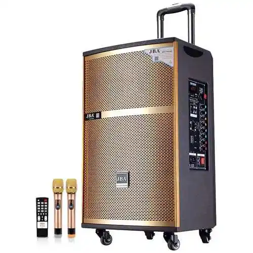 jba18寸广场舞音响户外超大功率婚庆学校舞台直播k歌移动拉杆音箱