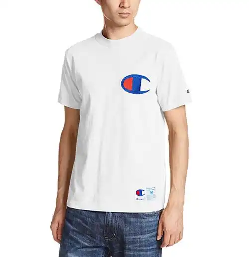 中亚prime会员championc3f362大logo男士短袖t恤到手约91元