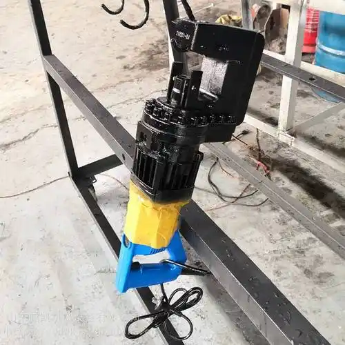 手提电动冲孔机便携式角铁槽钢打孔机操作简单大理石干挂