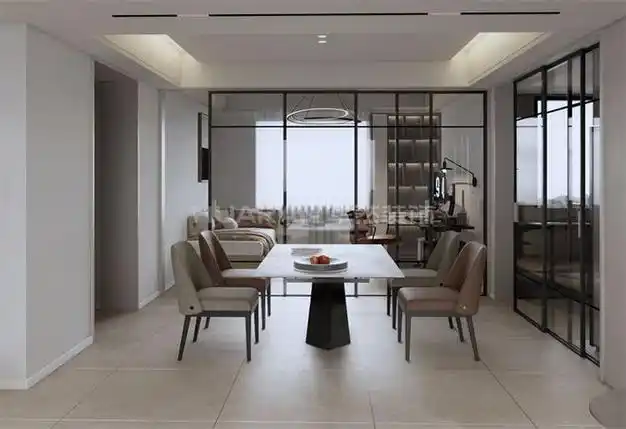 合肥坝上街环球中心145㎡现代风装修效果图案例