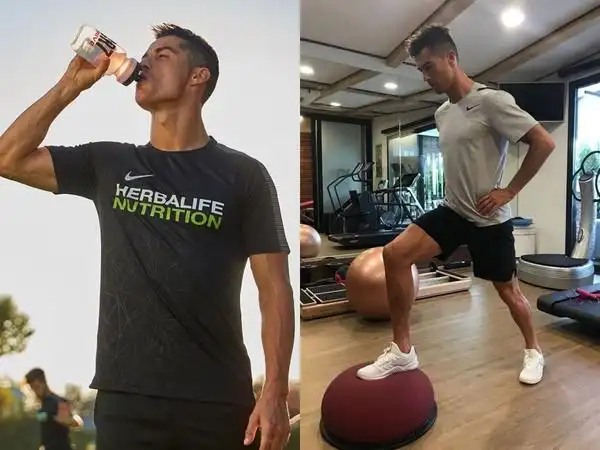 c罗躺白色球池秀「冰块盒6块肌」 魔鬼健身菜单曝光!