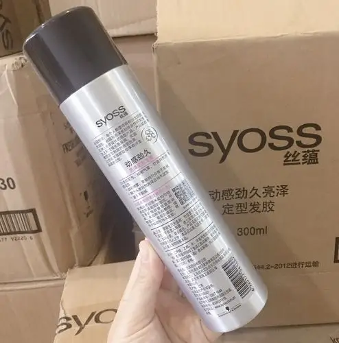 丝蕴动感劲久亮泽蓬松定型发胶300ml自然清香摩丝