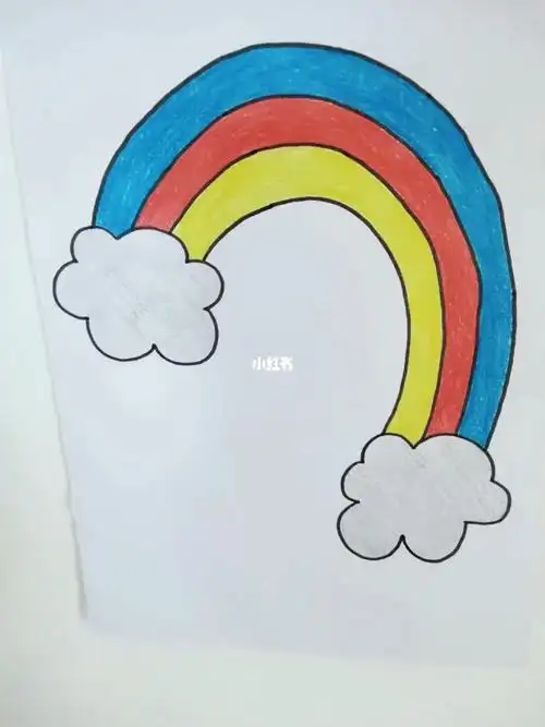简笔画彩虹