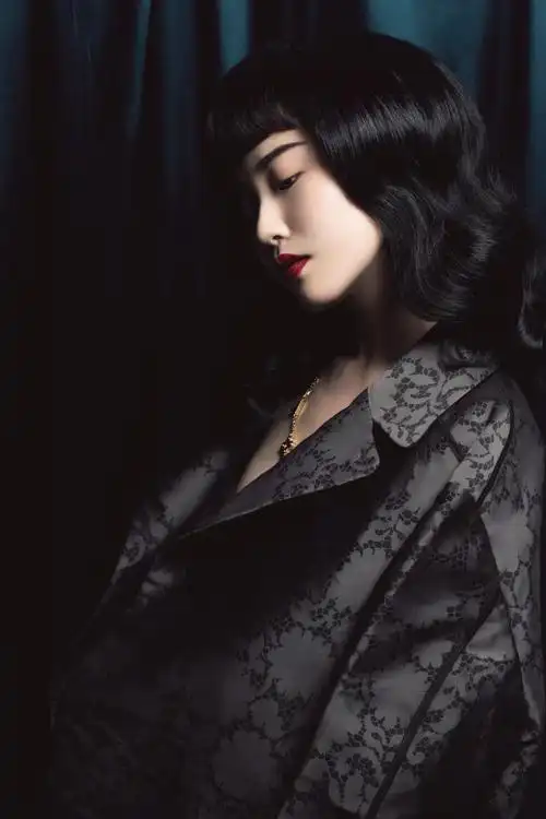 张辛苑复古假发