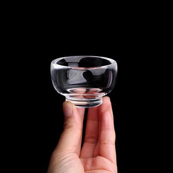 布兰格迪天然水晶杯耐高温功夫茶杯手工打磨原矿小号品茗杯功茶杯礼盒