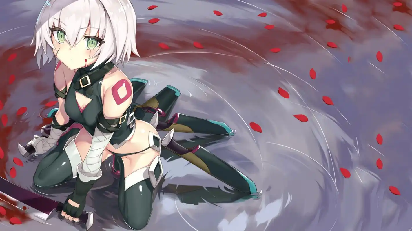 性感诱人二次元美女高清桌面壁纸高清大图预览1920x1080_卡通动漫下载