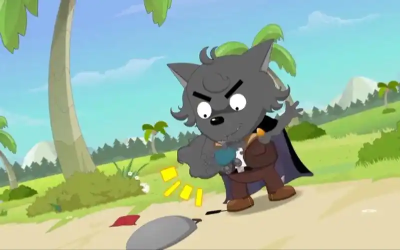 喜羊羊与灰太狼小灰灰被自己的亲戚打屁股这段真的太讽刺现在的人了